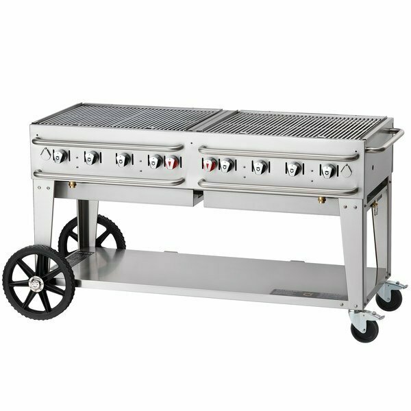 Crown Verity RCB-72-LP 72in Pro Series Portable Outdoor Rental Grill 255RCB72
